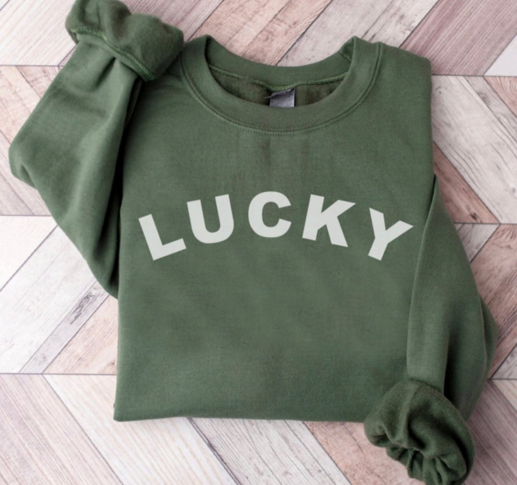 LUCKY Sweatshirt, - shopdyi.com
