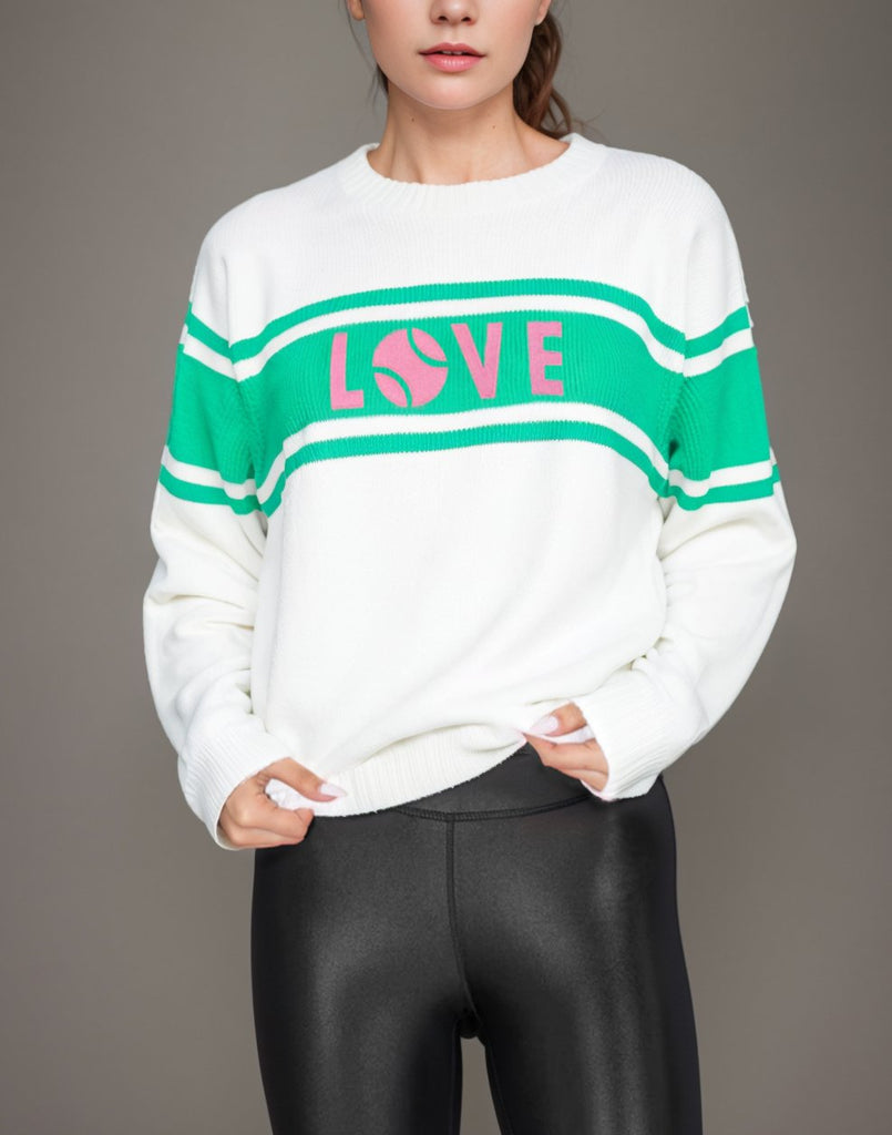 Tennis LOVE Sweater, - shopdyi.com